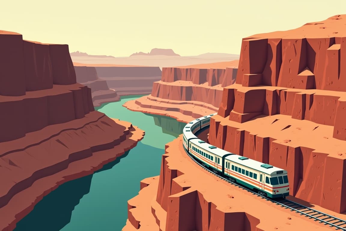 Illustration of Essential Grand Canyon to Yosemite