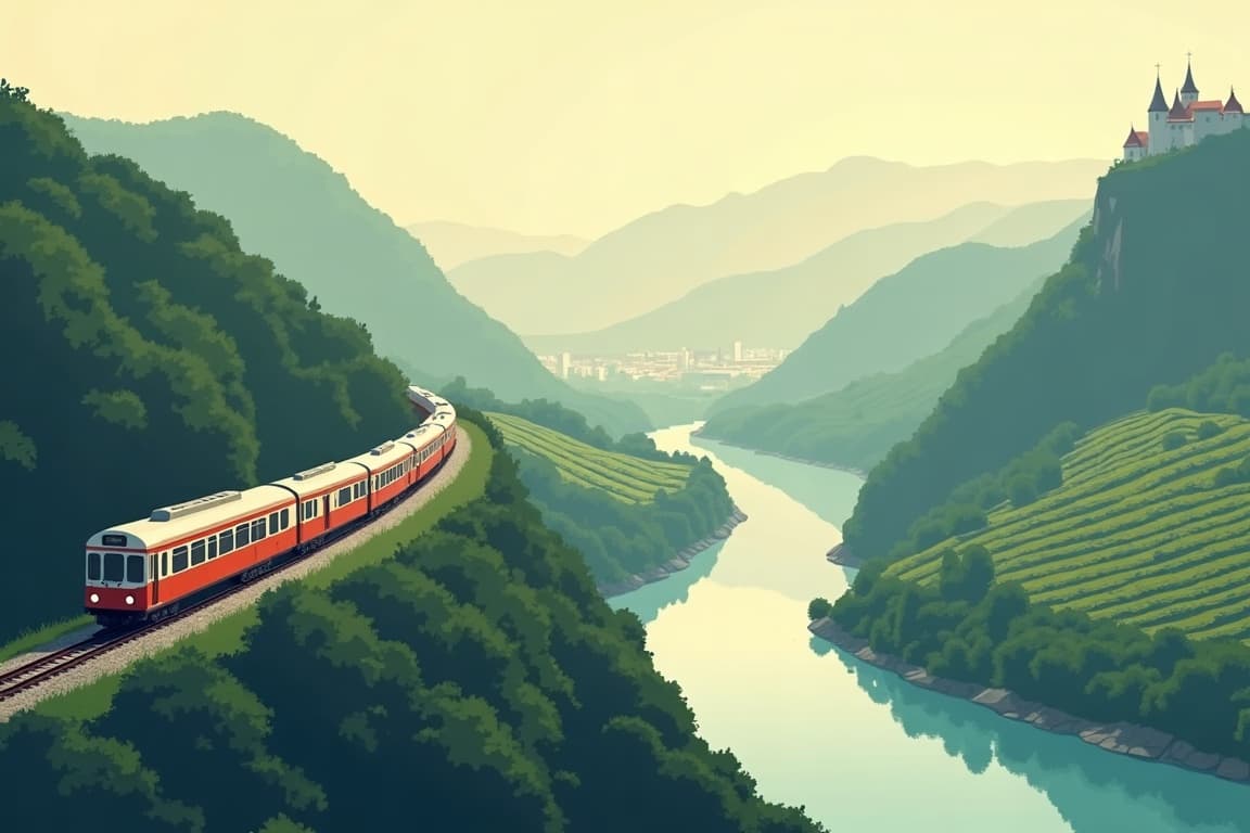 Illustration of Europe Grand Tour