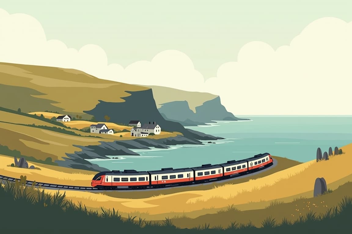 Illustration of Explore England by Rail
