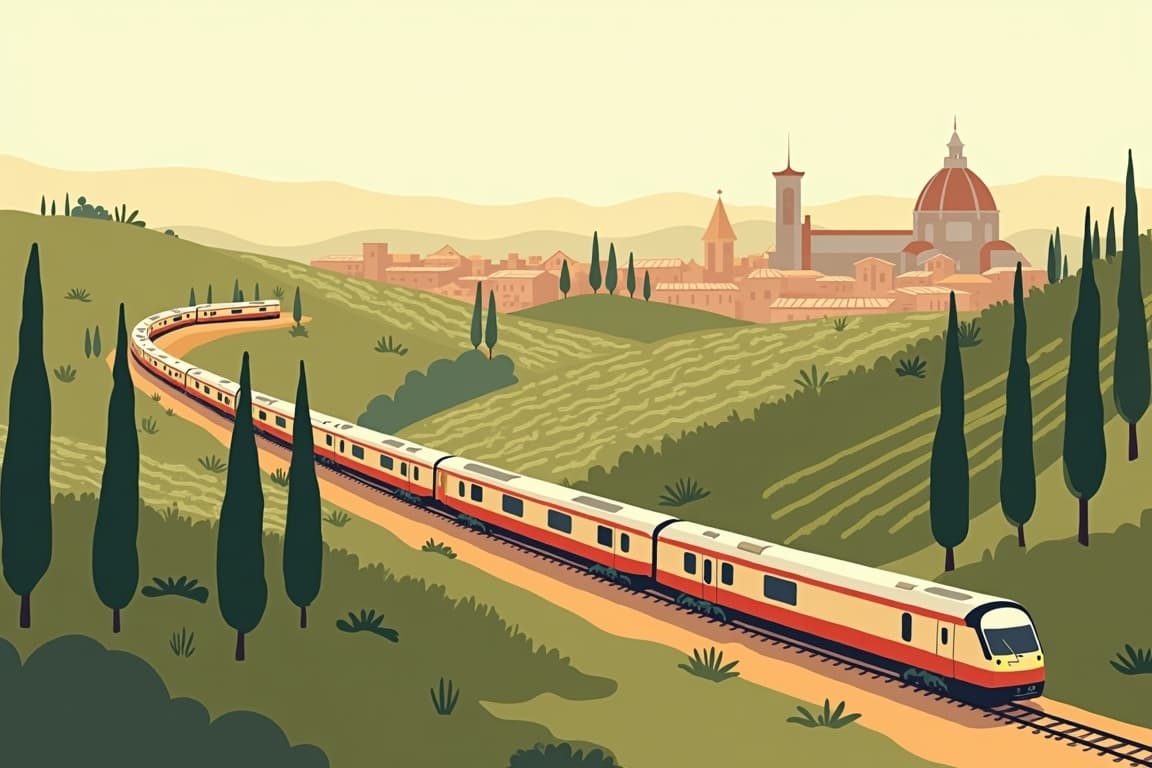 Illustration of Explore the Wonders of Italy