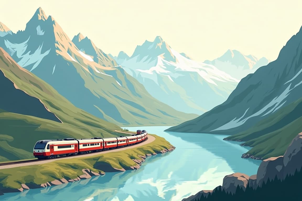 Illustration of First-Class Grand Alpine Explorer