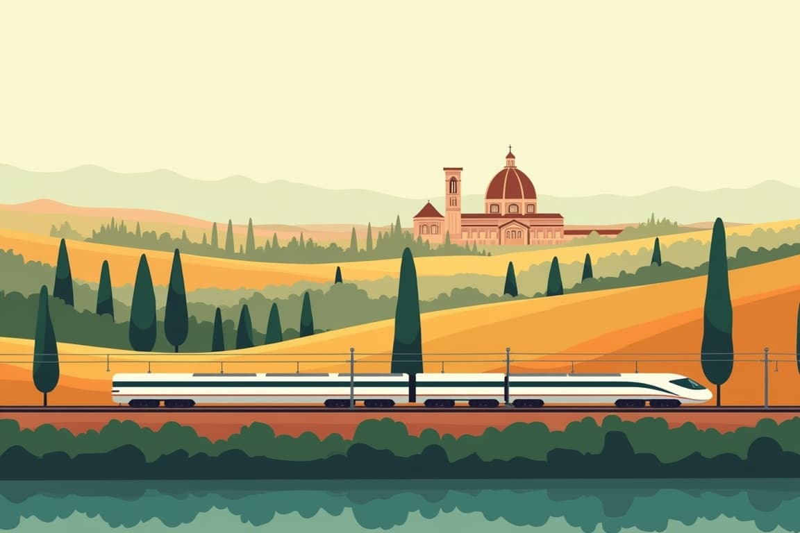 Illustration of Florence from Milan