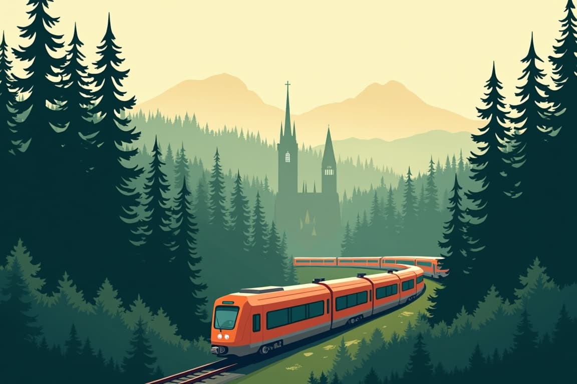 Illustration of Freiburg in Brisgau