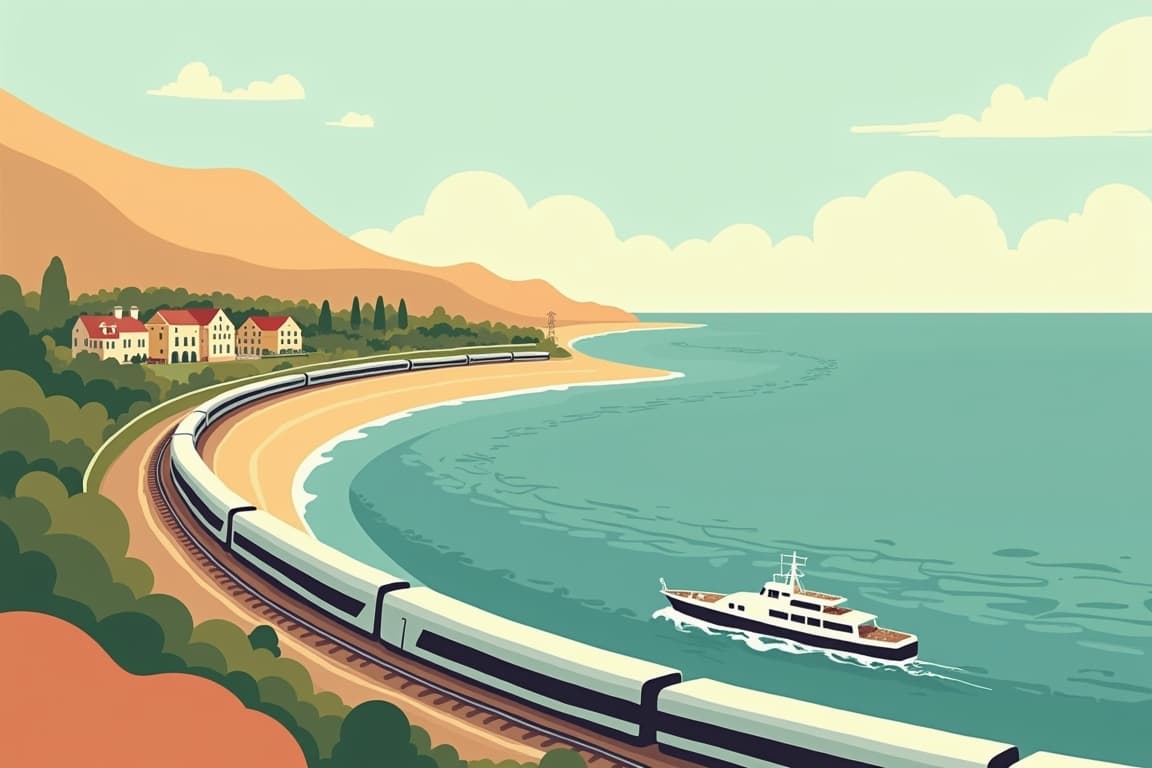 Illustration of French Riviera and Rhône Cruise