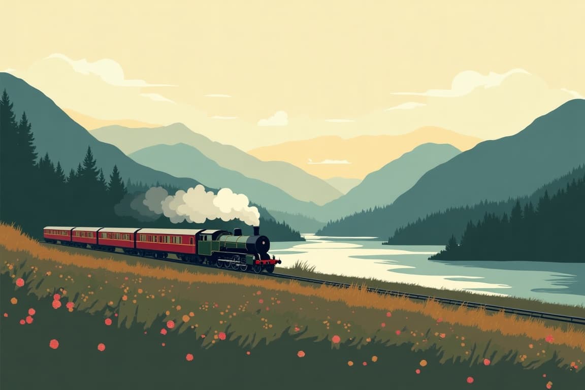 Illustration of Glasgow & the Highland Adventure