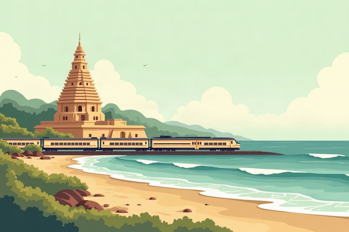 Illustration of Golden Chariot - Jewels of South