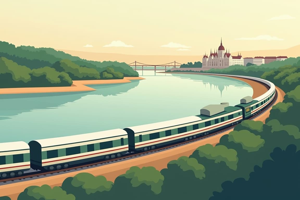 Illustration of Golden Eagle Danube Express