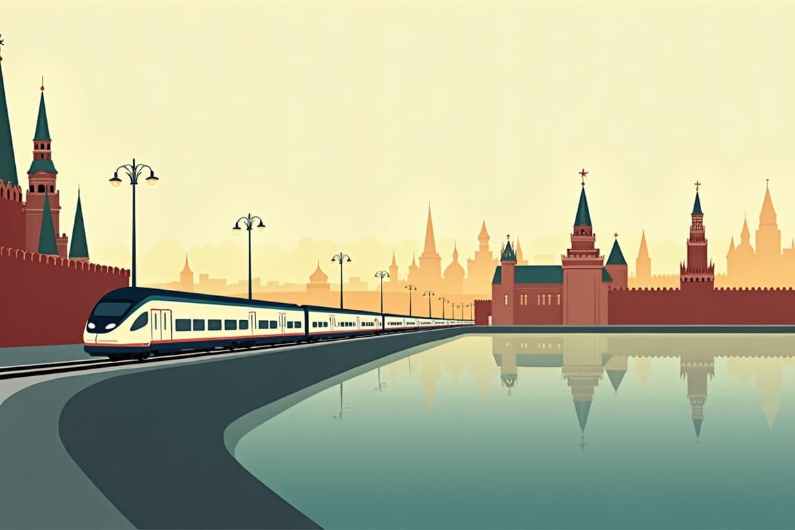 Illustration of Golden Eagle - Trans-Siberian Express