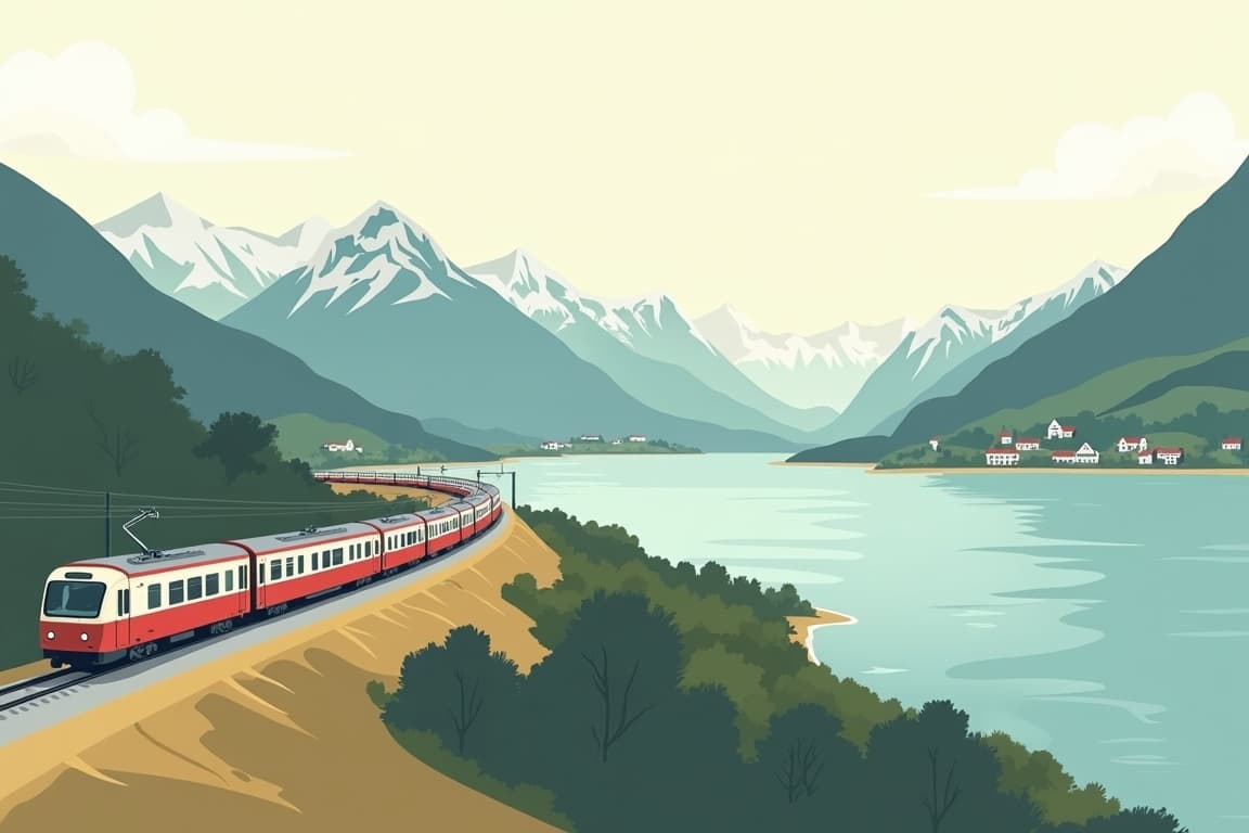 Illustration of GoldenPass Express