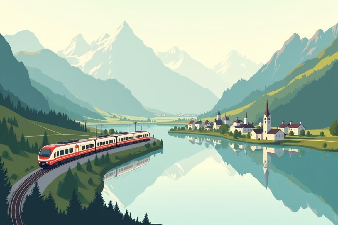 Illustration of Grand Alpine Express