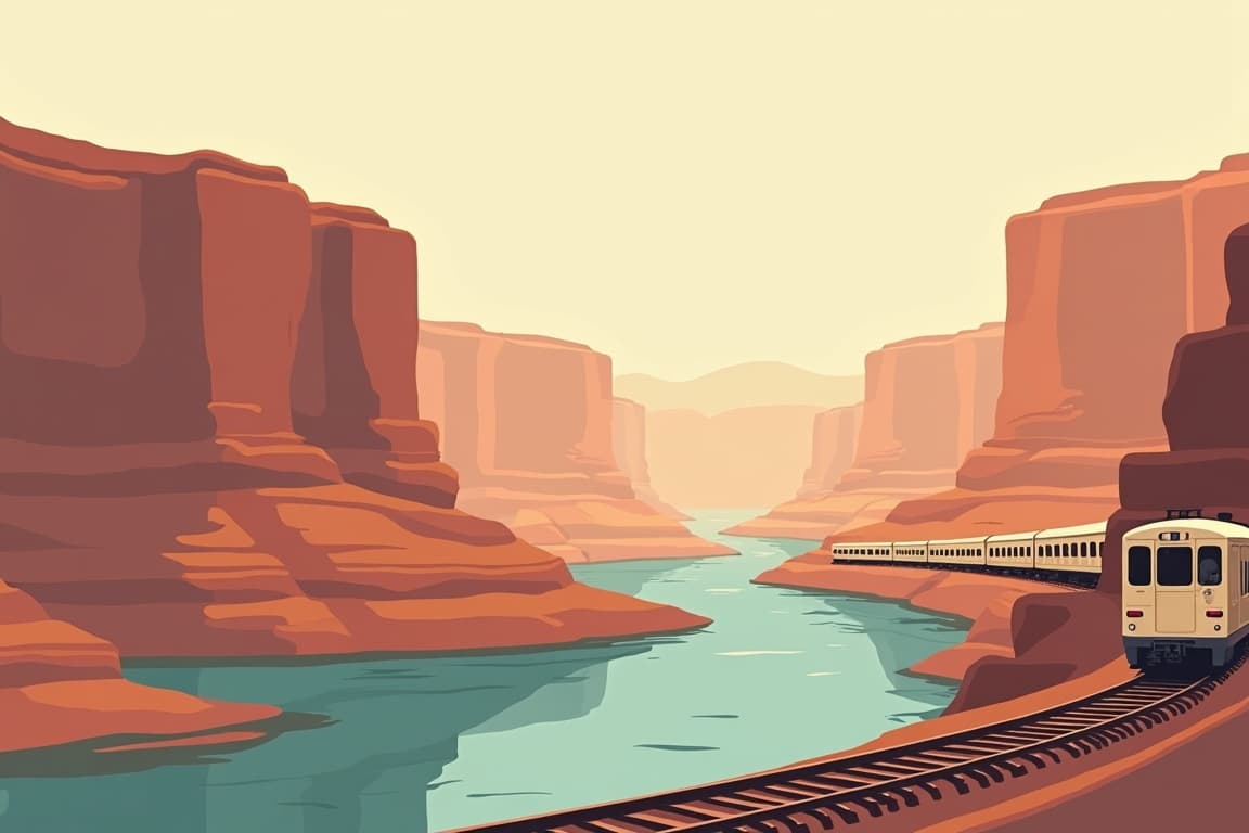 Illustration of Grand Canyon Express