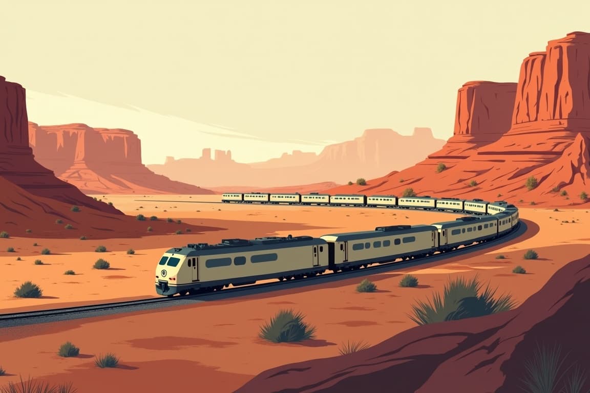 Illustration of Grand Canyon to Sedona Adventure