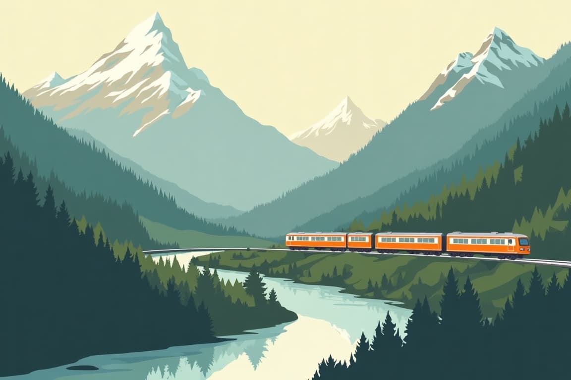 Illustration of Grand European Rail Explorer
