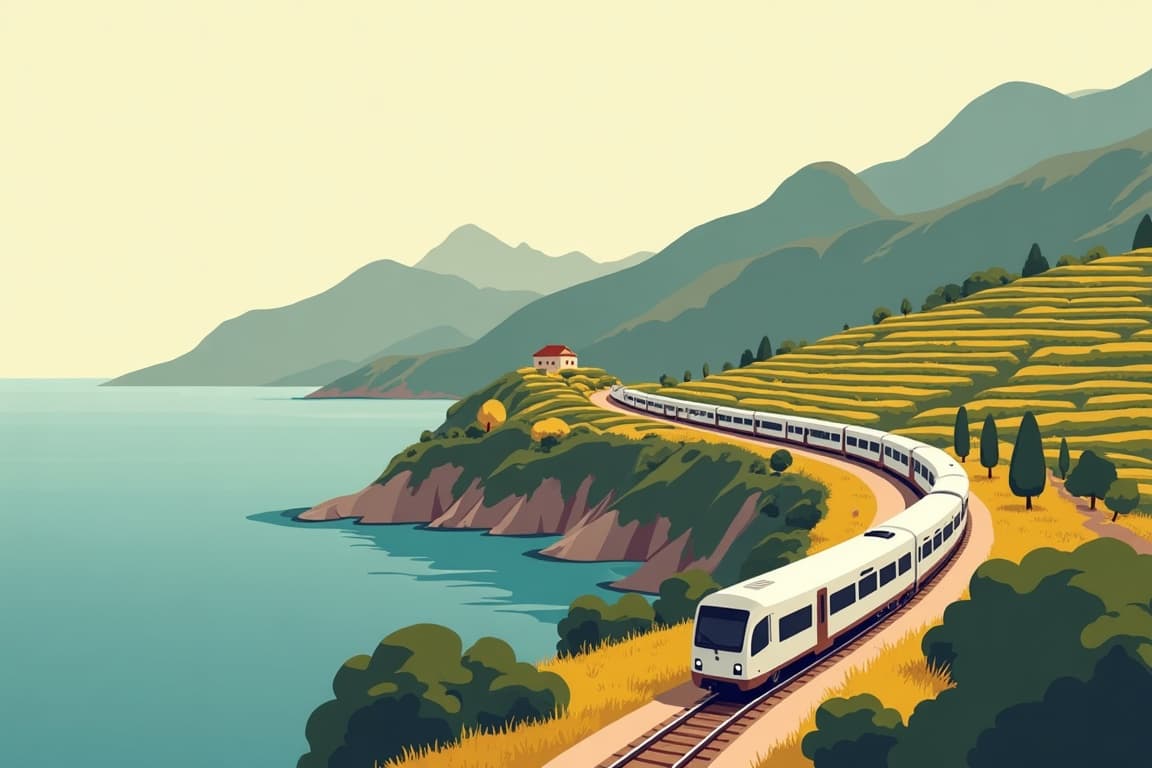 Illustration of Grand Italian Rail Adventure