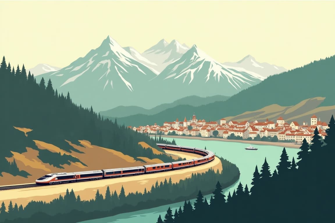 Illustration of Grand Munich, Innsbruck, and Verona