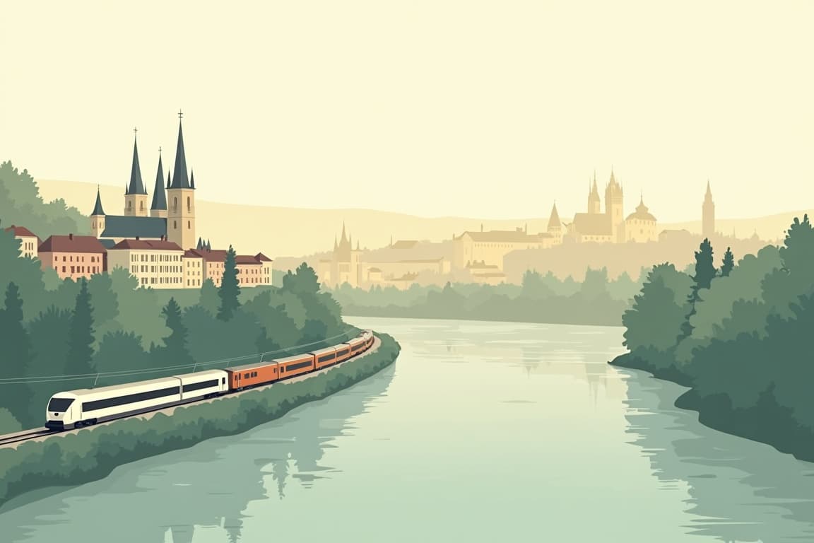 Illustration of Grand Munich, Vienna, and Prague