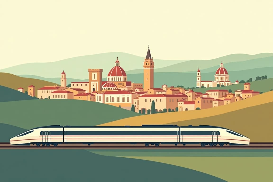 Illustration of Grand Rome and Florence