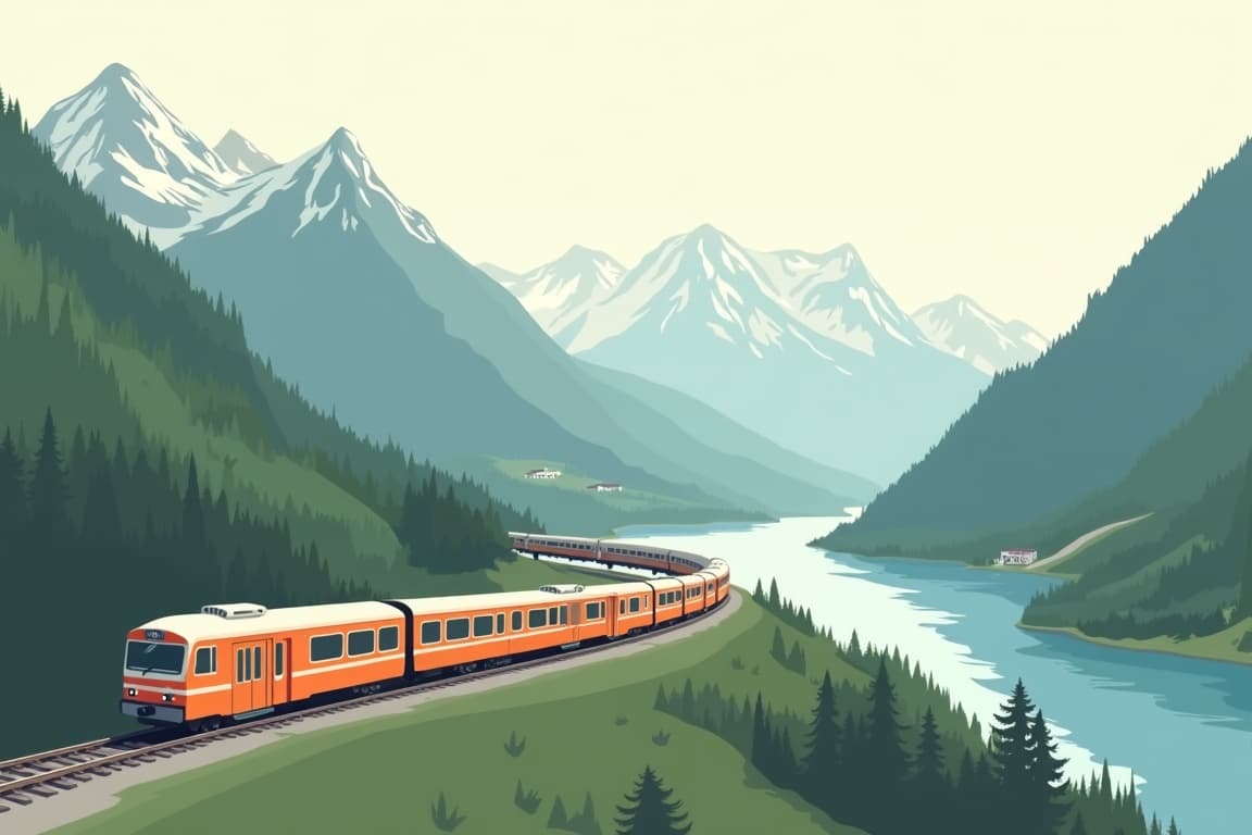 Illustration of Grand Swiss Rail Odyssey
