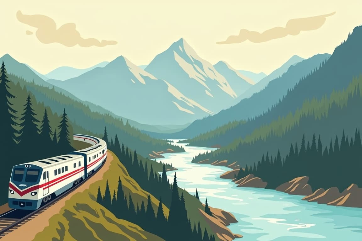 Illustration of Grand Teton and Yellowstone Combo