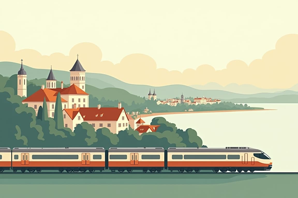 Illustration of Grand Tour of Poland by Rail