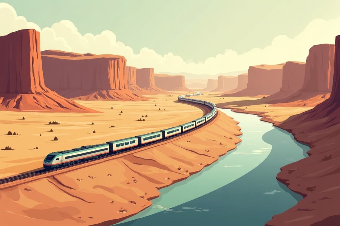 Illustration of Grand Tour of the USA