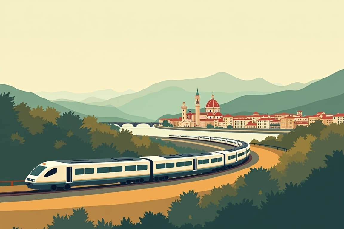 Illustration of Grand Train Tour of Italy