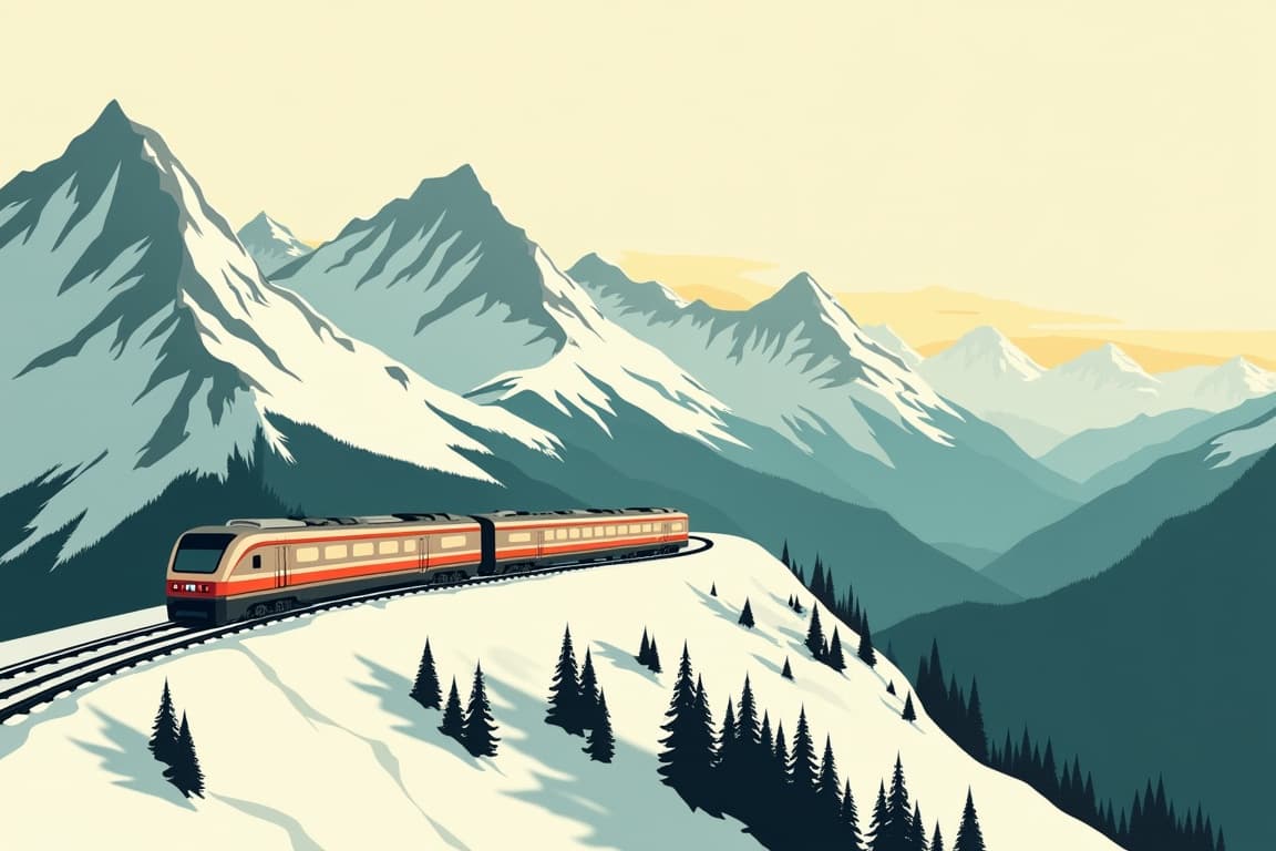 Illustration of Great American - Majestic Landscapes