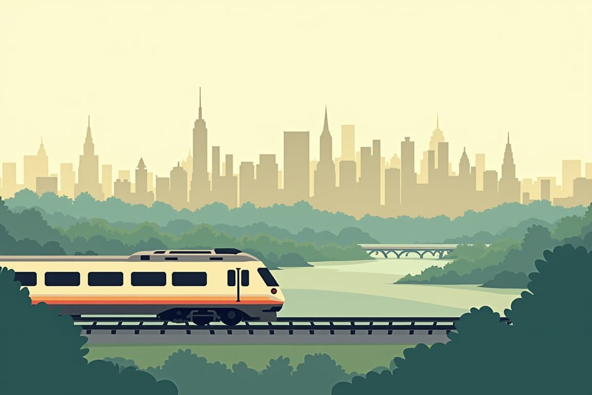 Illustration of Great Cities of the Northeast