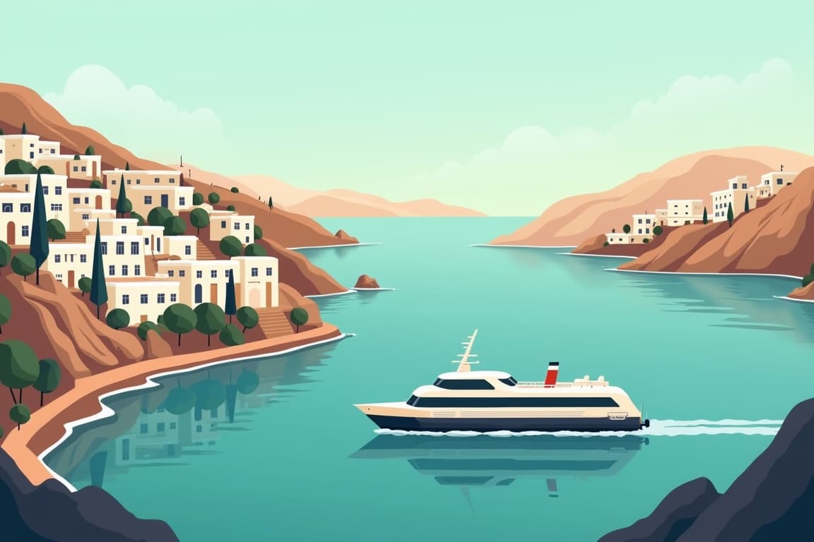Illustration of Greek Islands: 2 Weeks