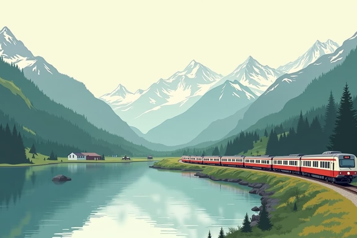 Illustration of GRJ All Inclusive Jungfrau Express