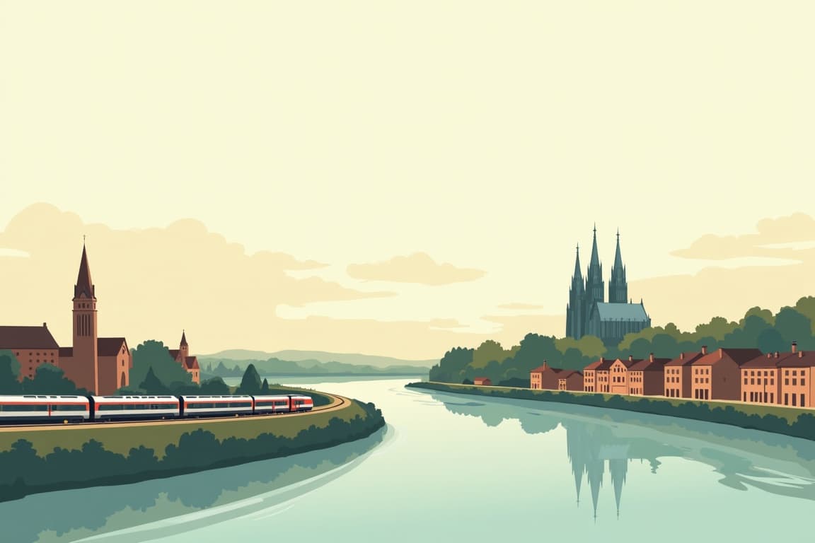 Illustration of Hanseatic Cities: Cologne to Gdansk