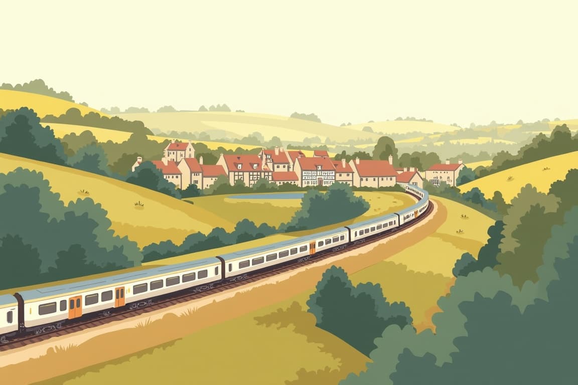 Illustration of Heart of England by Rail