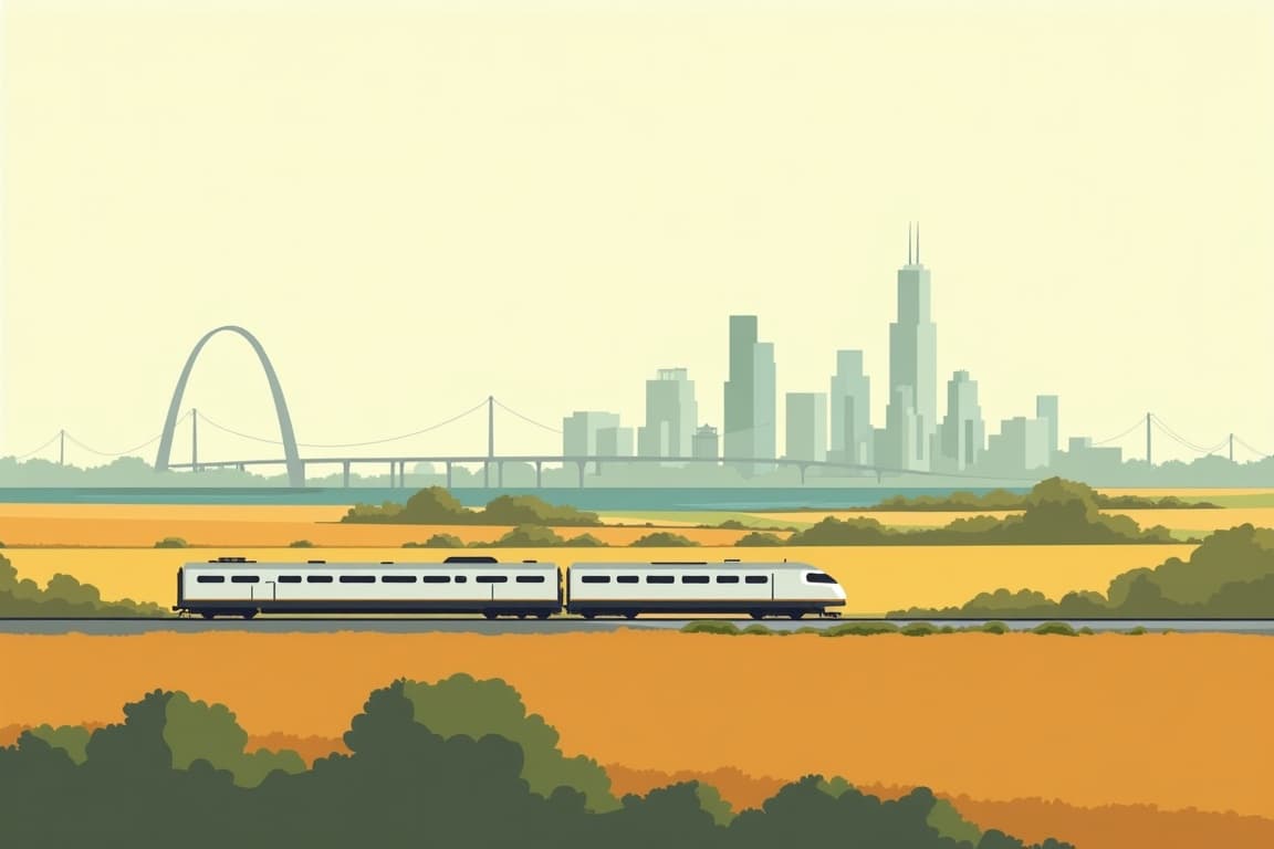 Illustration of Heartland Rail Journey
