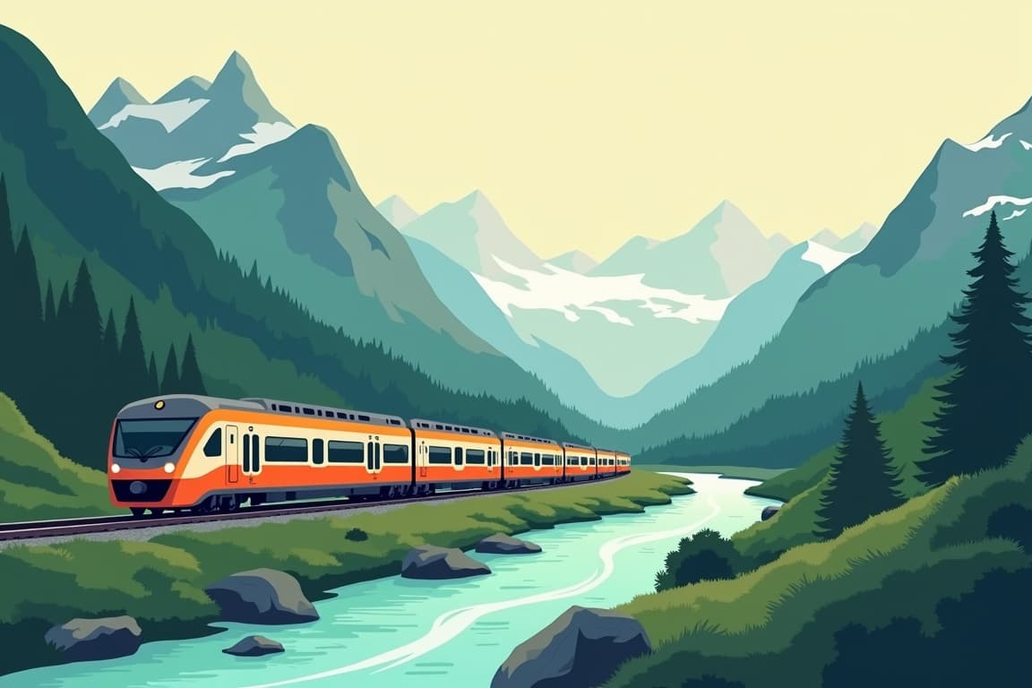 Illustration of Hidden Switzerland Escorted Tour