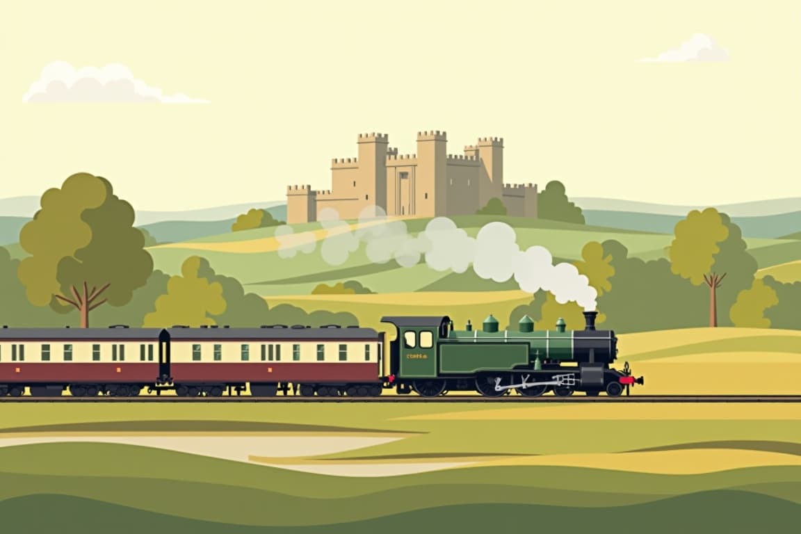 Illustration of Highclere Castle