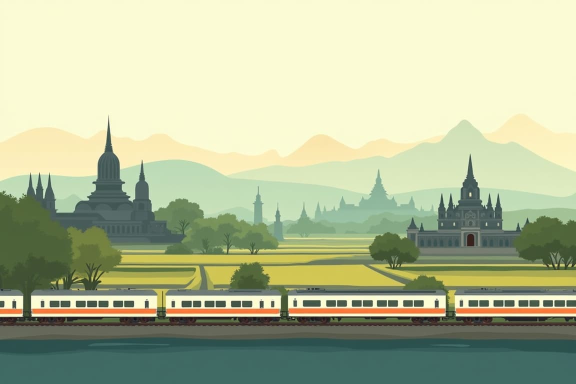 Illustration of Highlights of Vietnam and Cambodia