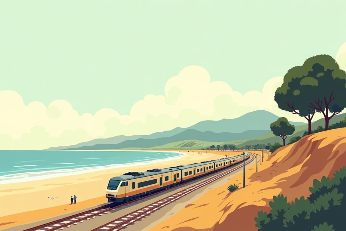 Illustration of Holiday in Viareggio