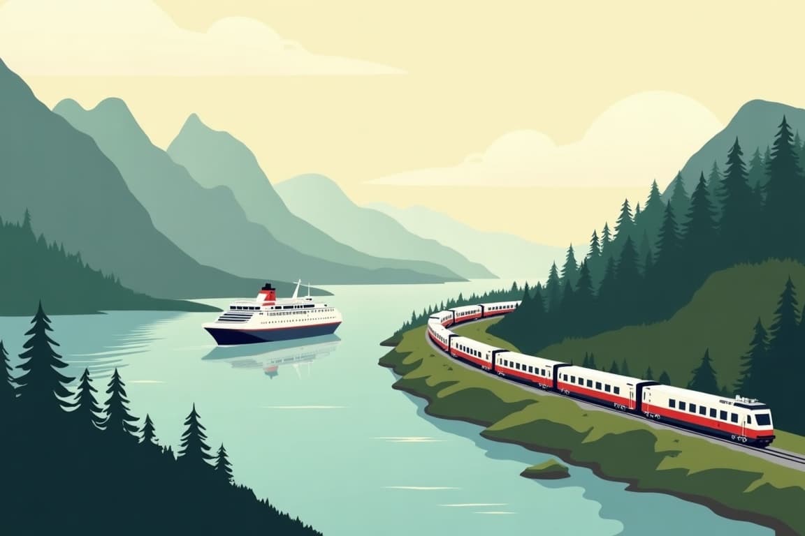 Illustration of Hurtigruten Coastal Express