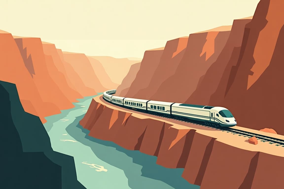 Illustration of Imperial China by Private Train