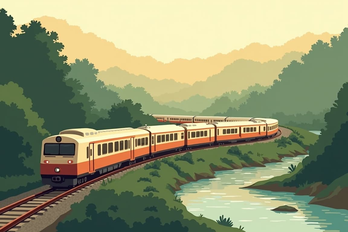 Illustration of Indian Odyssey by Luxury Rail