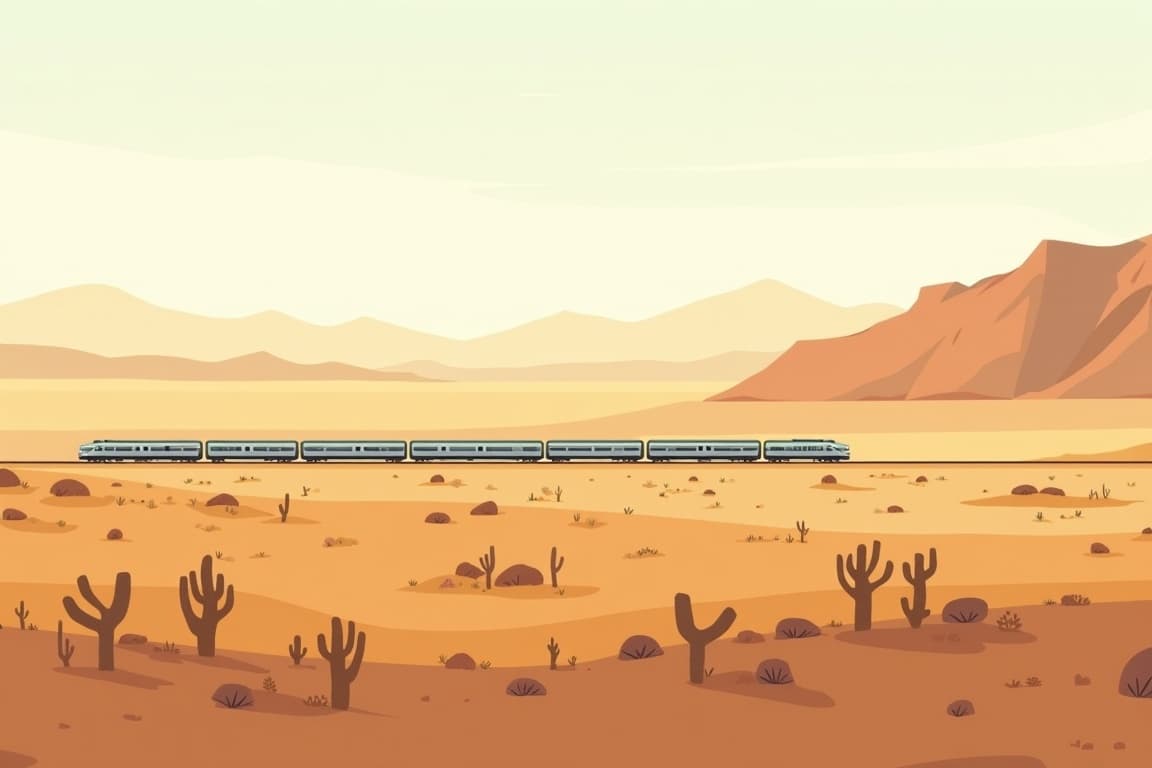 Illustration of Indian Pacific