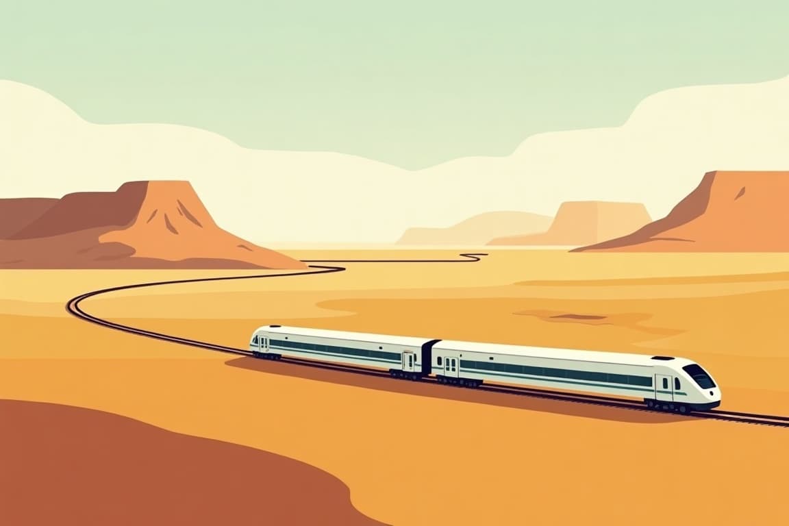 Illustration of Indian Pacific