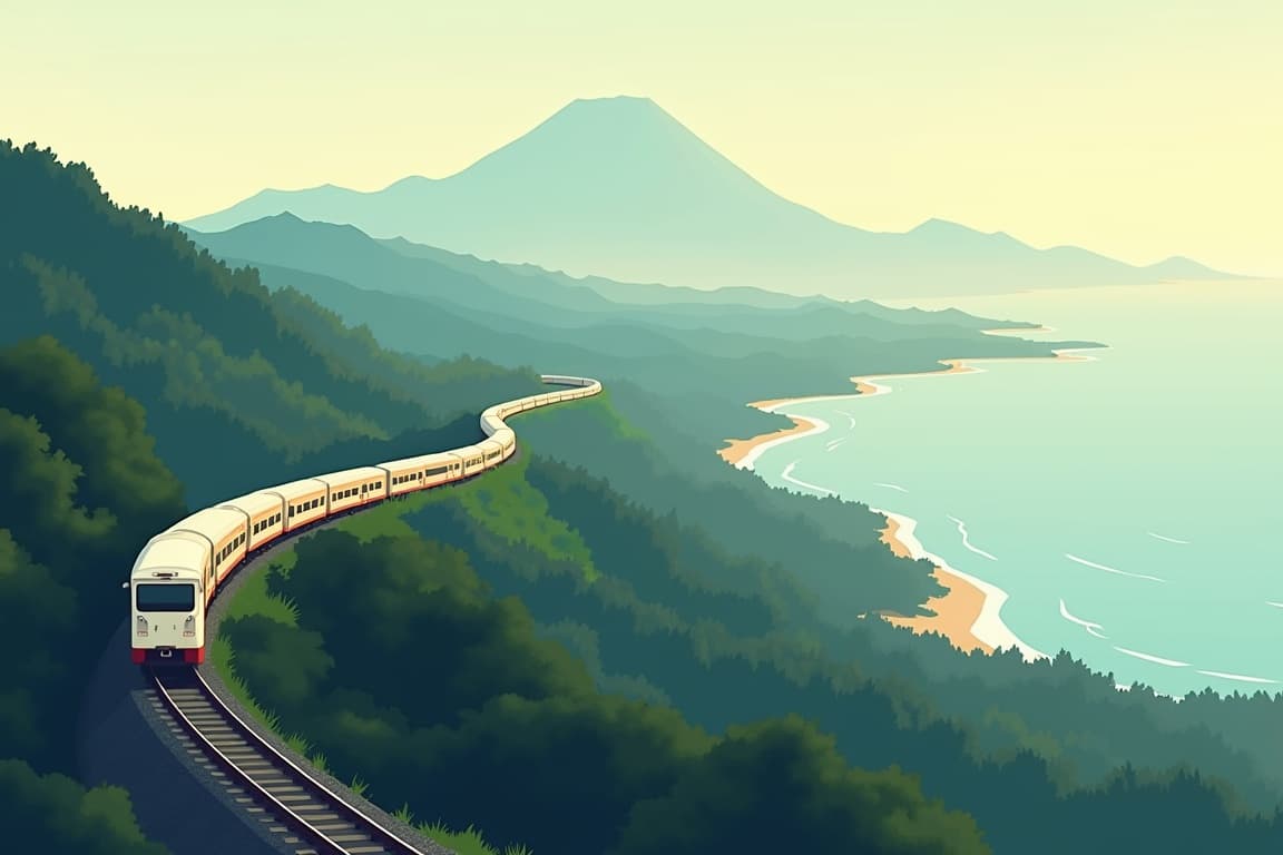 Illustration of Java by Rail
