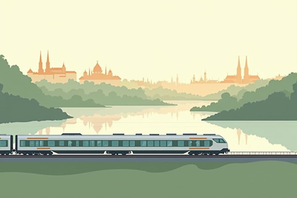 Illustration of Krakow to Vienna: 1 Week