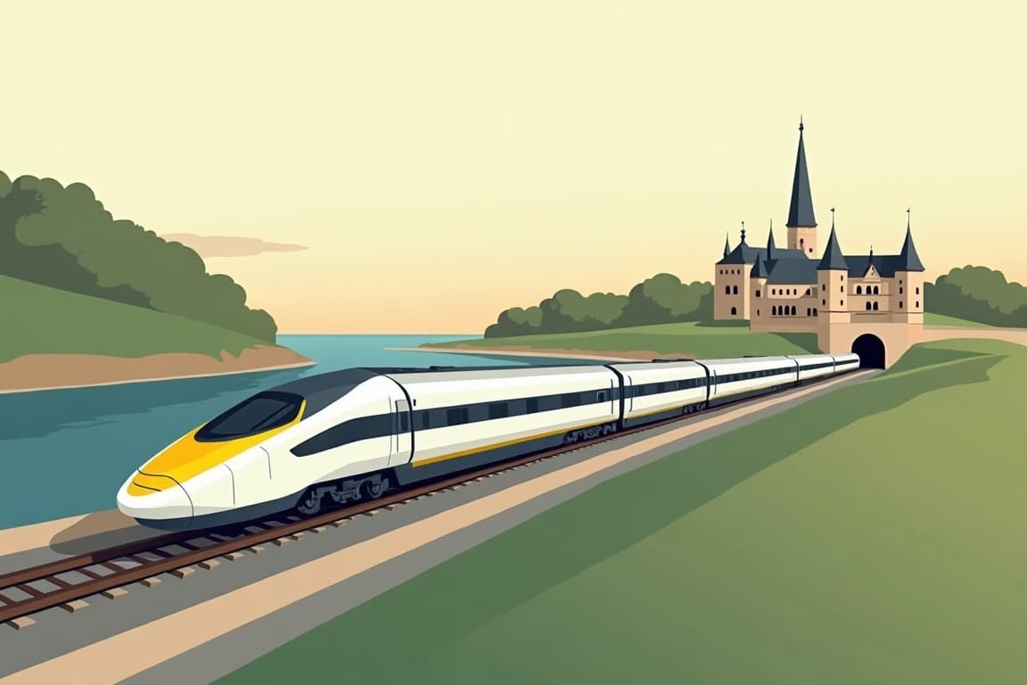 Illustration of London, Paris, and Bordeaux