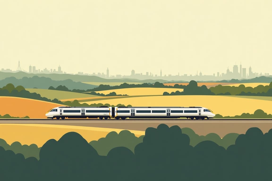 Illustration of London, Paris, Giverny, and Versailles