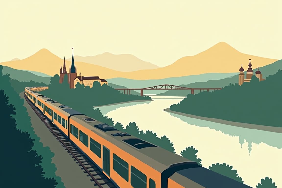 Illustration of London to Budapest: 2 Weeks