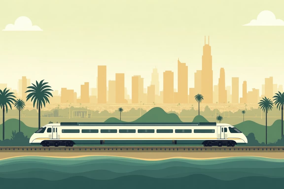 Illustration of Los Angeles Getaway