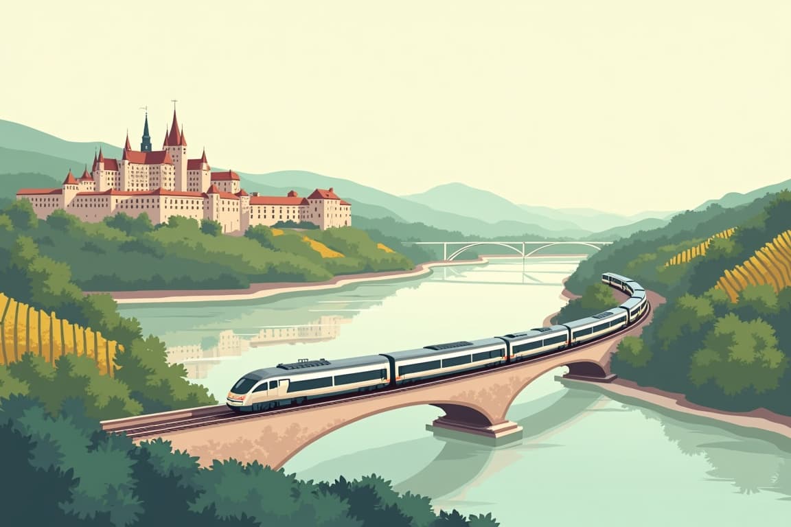 Illustration of Luxury Danube Cruise