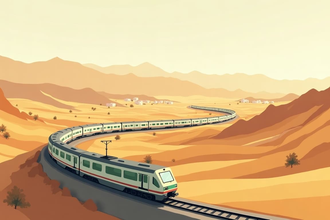 Illustration of Madrid, Andalucia, and Lisbon